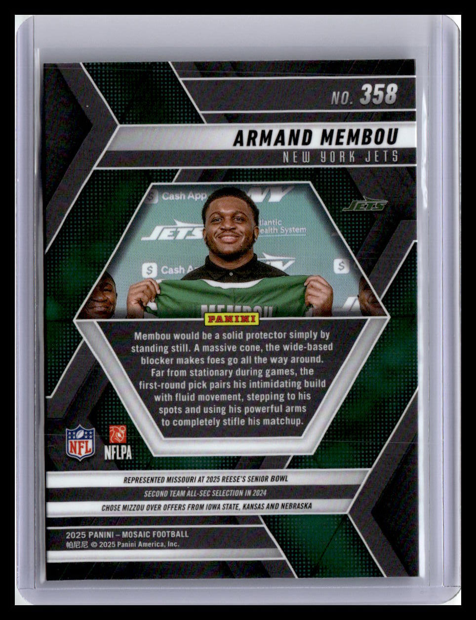 2025 Panini Mosaic Armand Membou (RC) #358