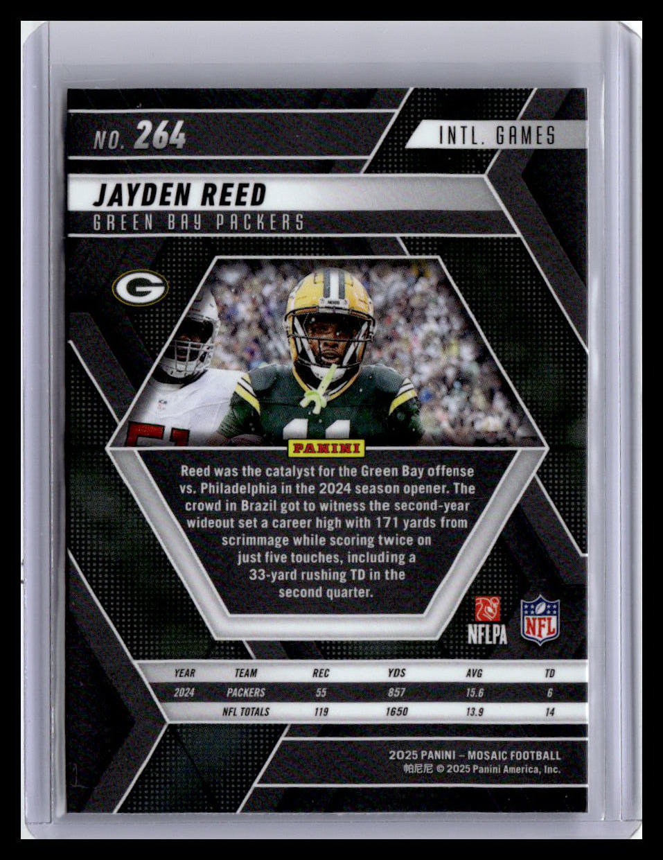 2025 Panini Mosaic Jayden Reed Brazil Games #264
