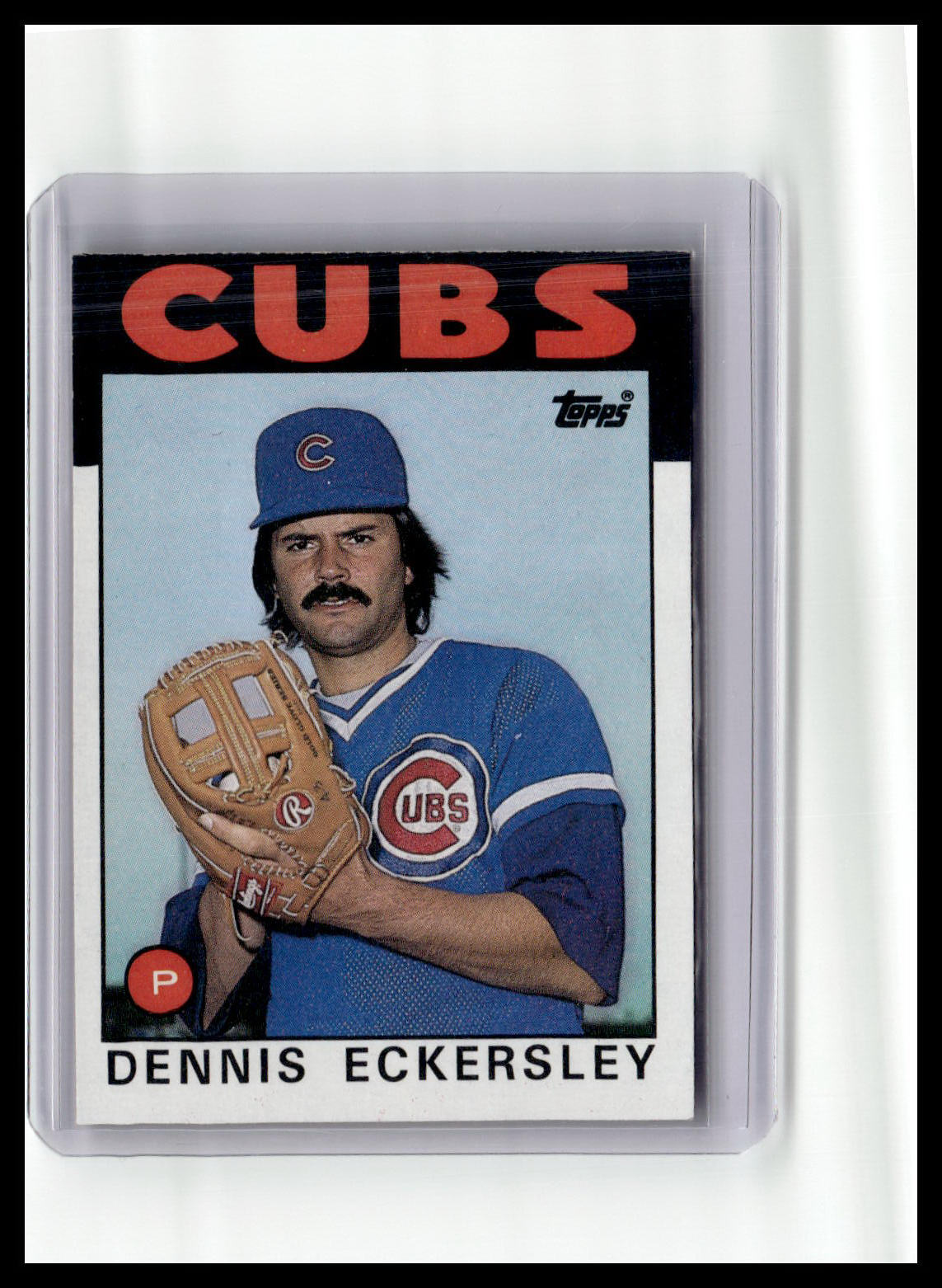 1986 Topps #538 Dennis Eckersley