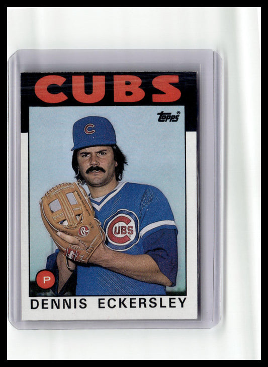 1986 Topps #538 Dennis Eckersley