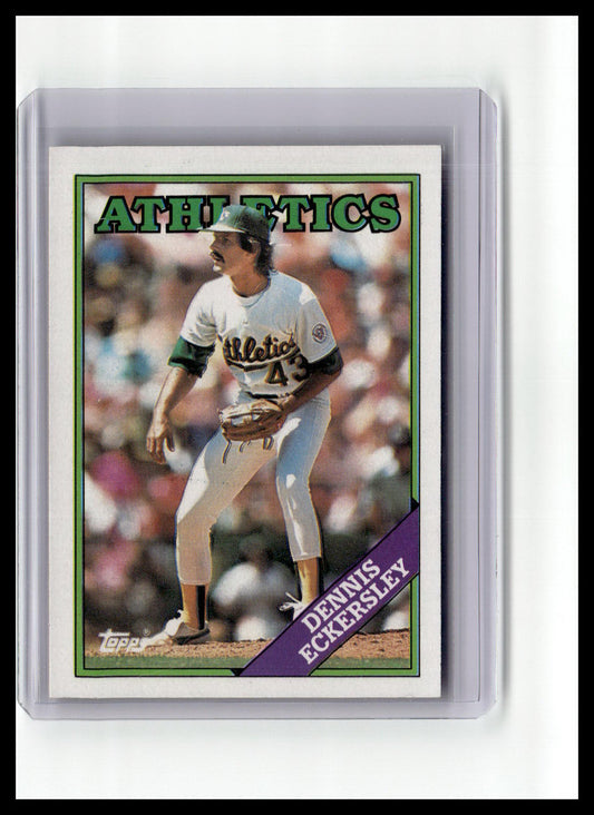 1988 Topps #72 Dennis Eckersley