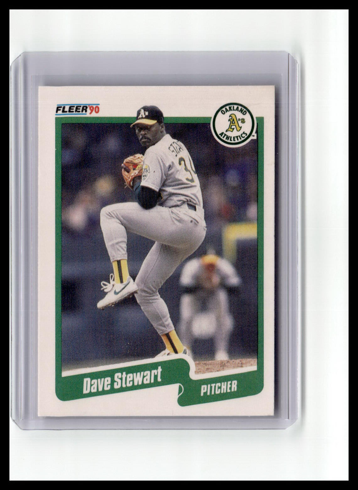 1990 Fleer #21b Dave Stewart