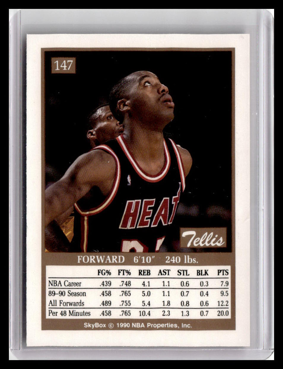 1990-91 SkyBox #147 Tellis Frank