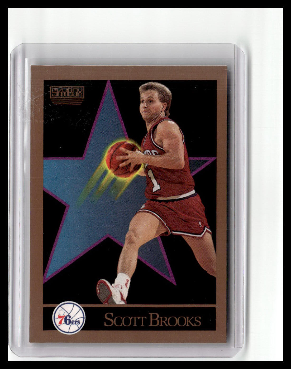 1990-91 SkyBox #212 Scott Brooks