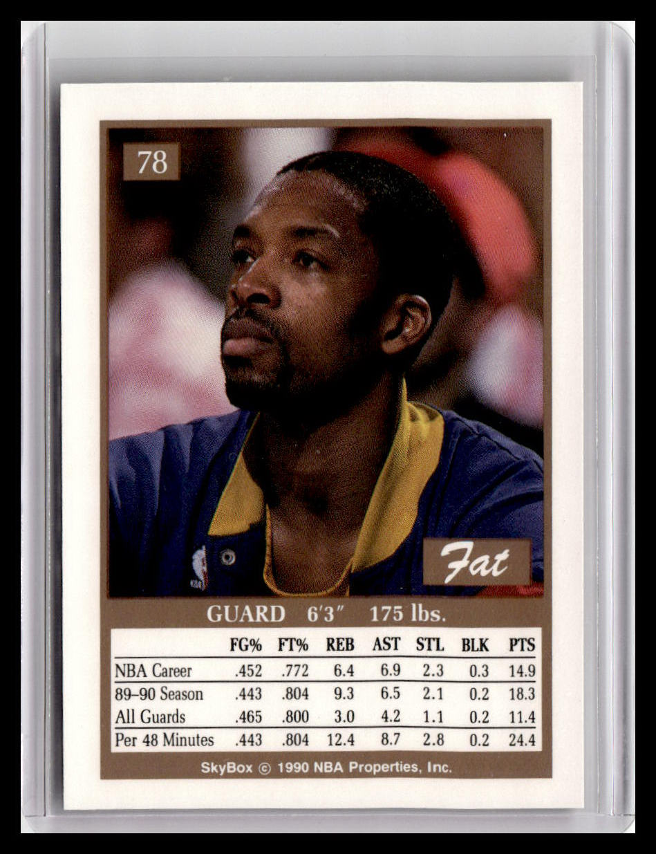 1990-91 SkyBox #78 Lafayette Lever