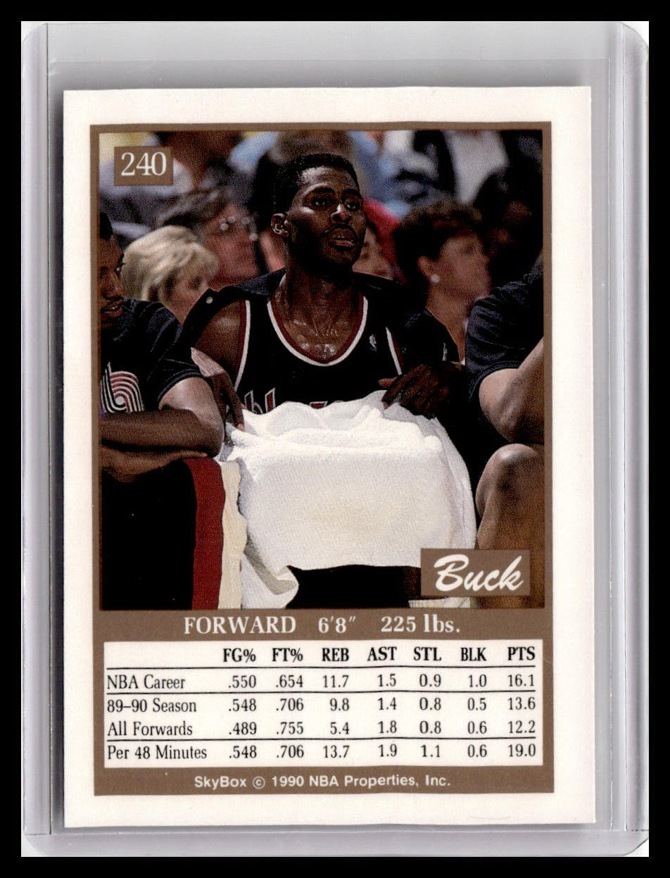 1990-91 SkyBox #240 Buck Williams
