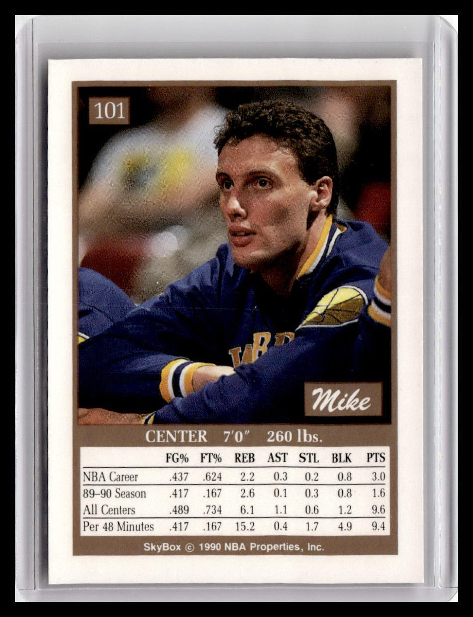 1990-91 SkyBox #101 Mike Smrek