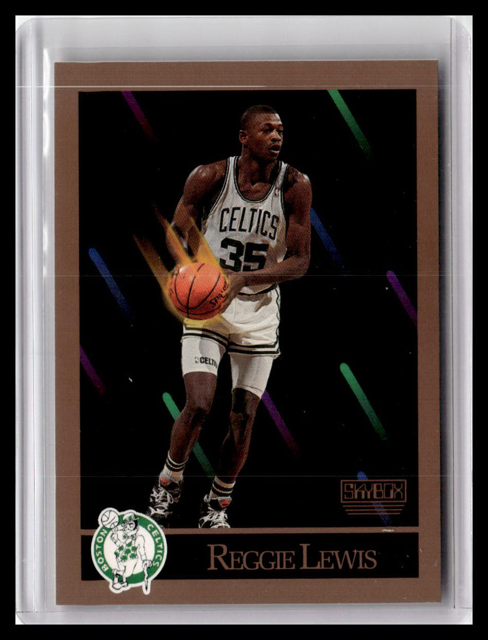 1990-91 SkyBox #18 Reggie Lewis
