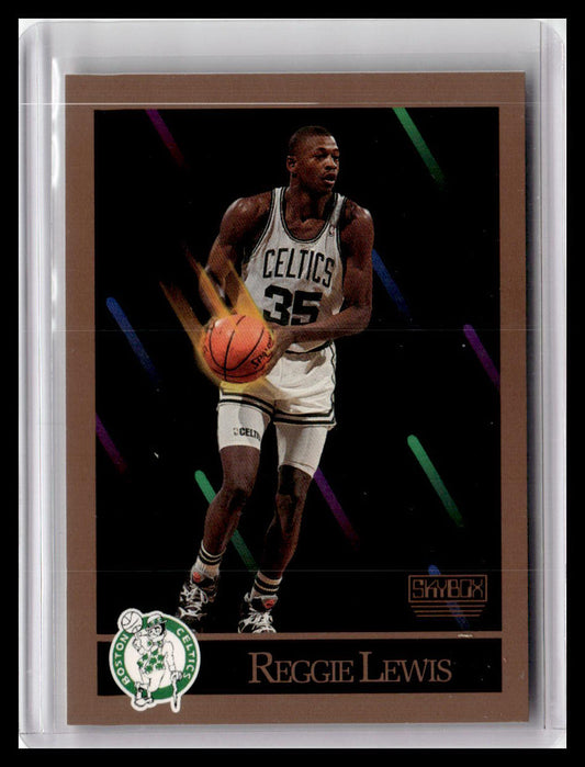 1990-91 SkyBox #18 Reggie Lewis
