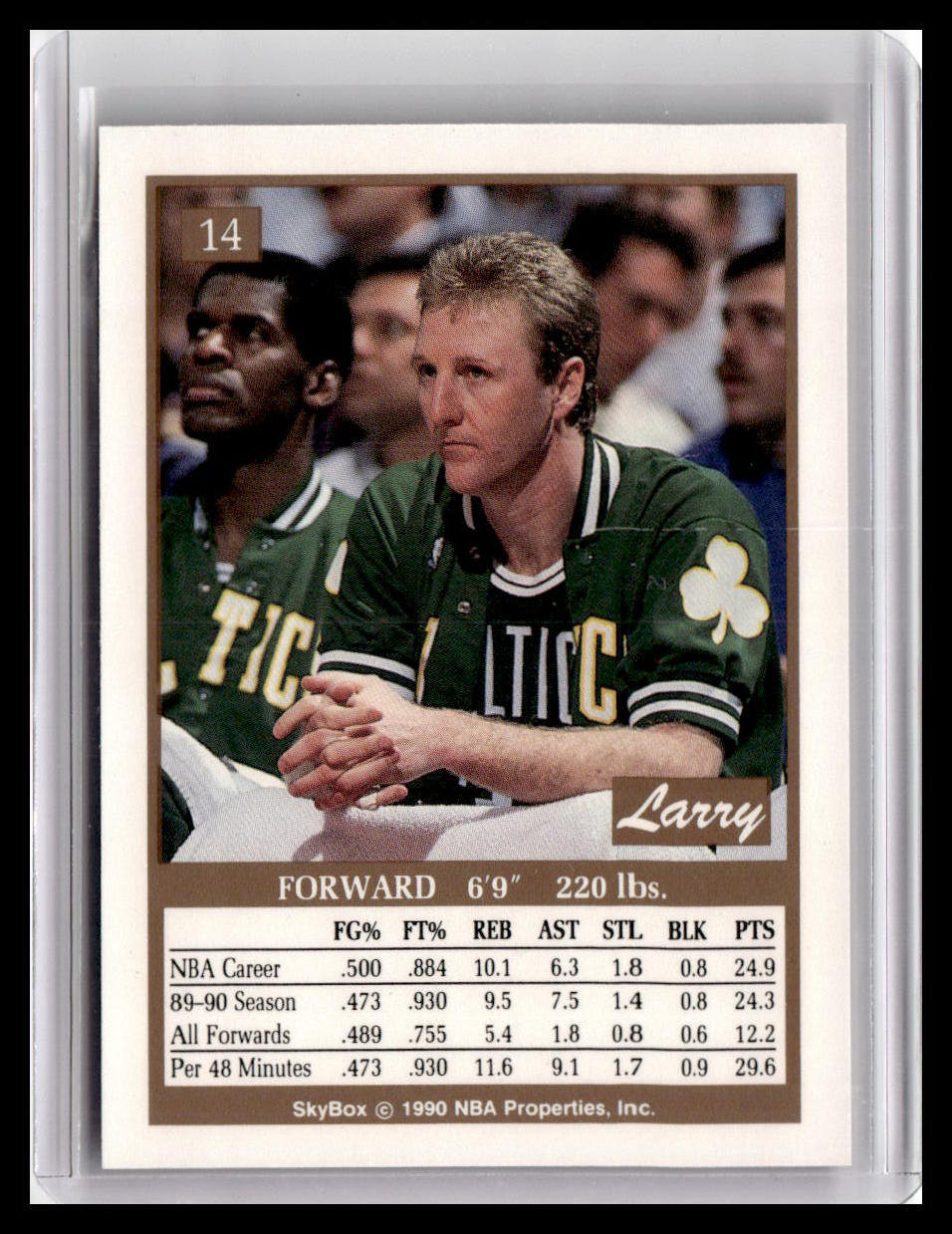 1990-91 SkyBox #14 Larry Bird