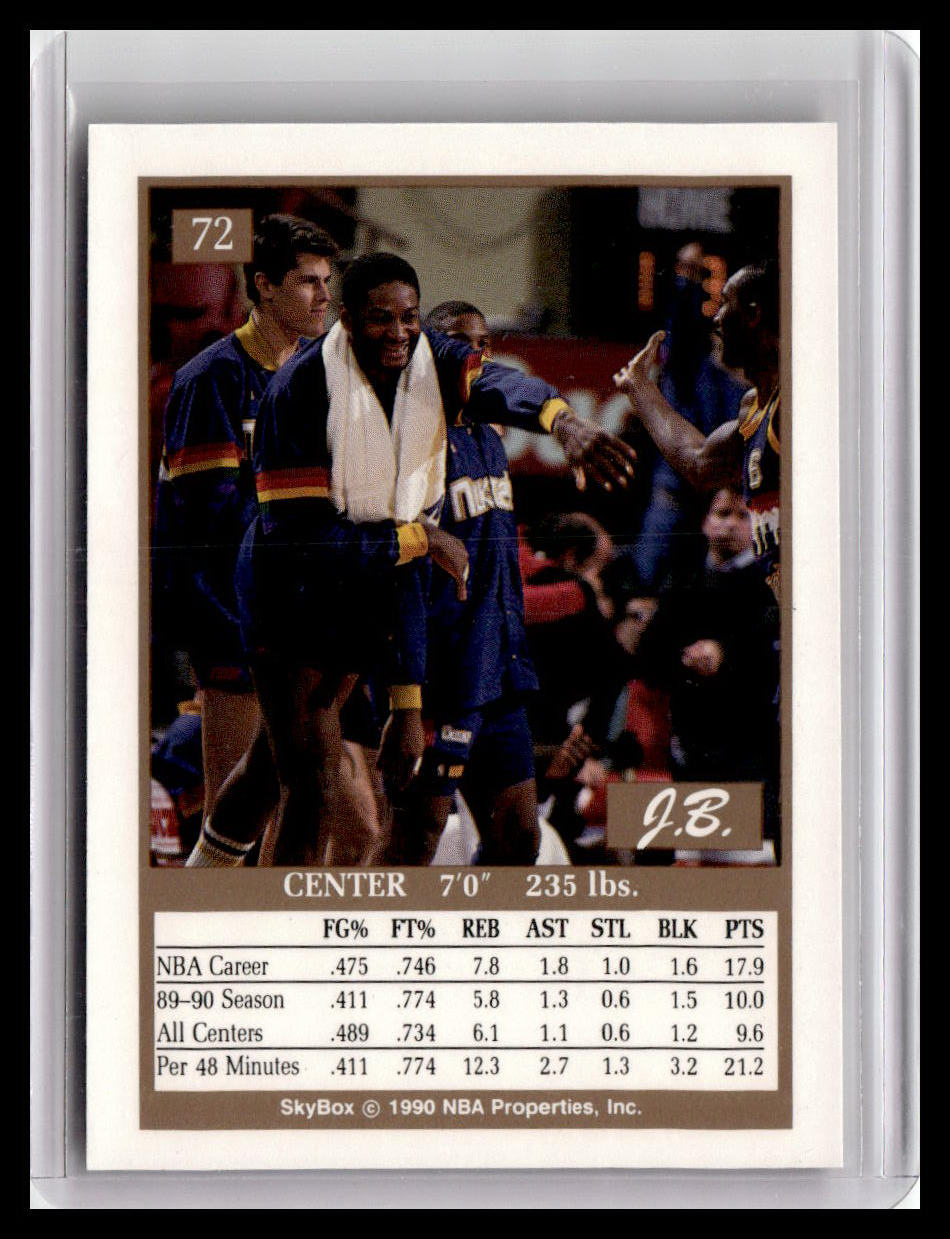 1990-91 SkyBox #72 Joe Barry Carroll