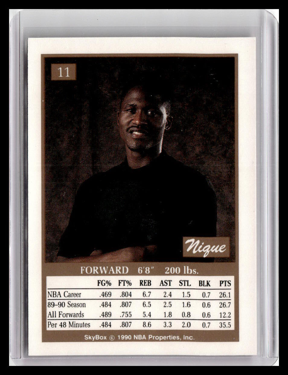 1990-91 SkyBox #11 Dominique Wilkins
