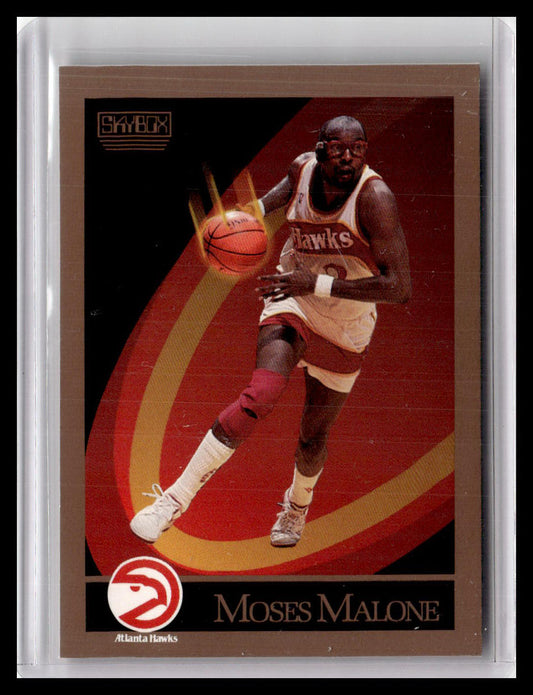 1990-91 SkyBox #6 Moses Malone