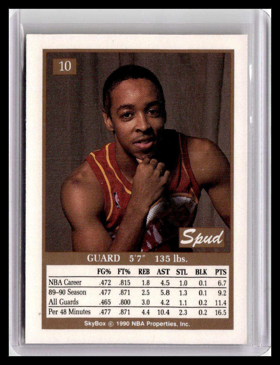 1990-91 SkyBox #10 Anthony Webb