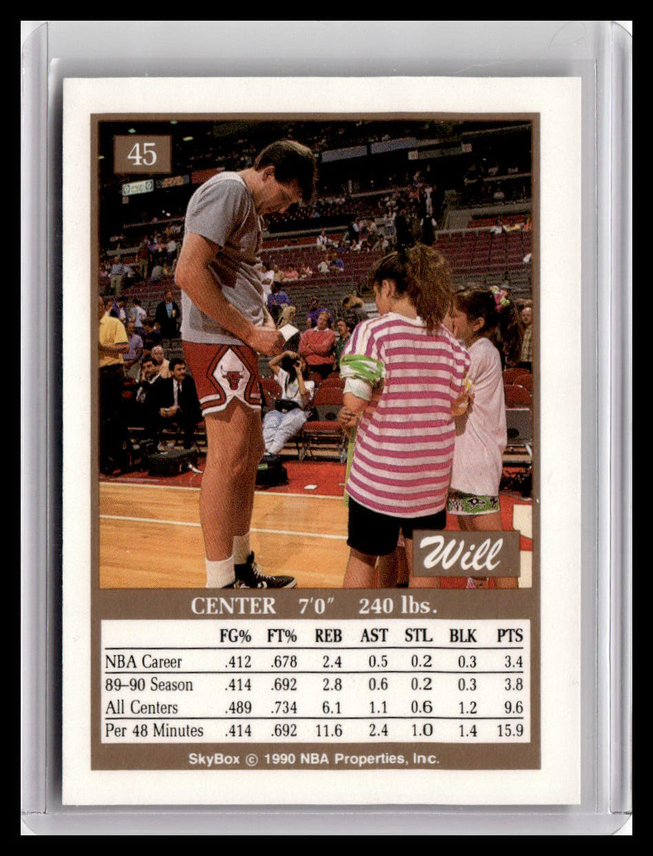 1990-91 SkyBox #45 Will Perdue