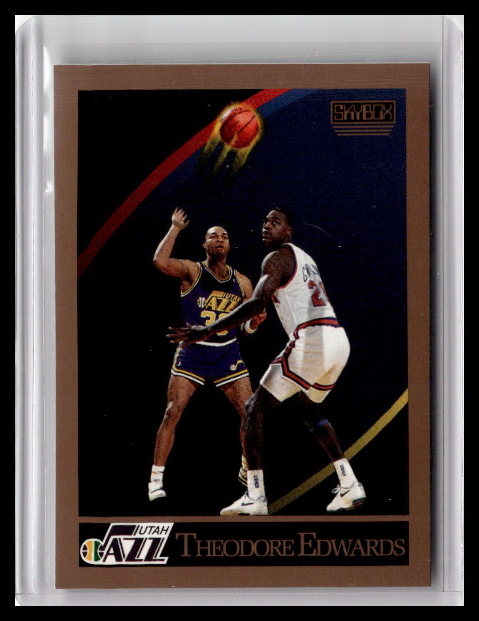 1990-91 SkyBox #277 Theodore Edwards