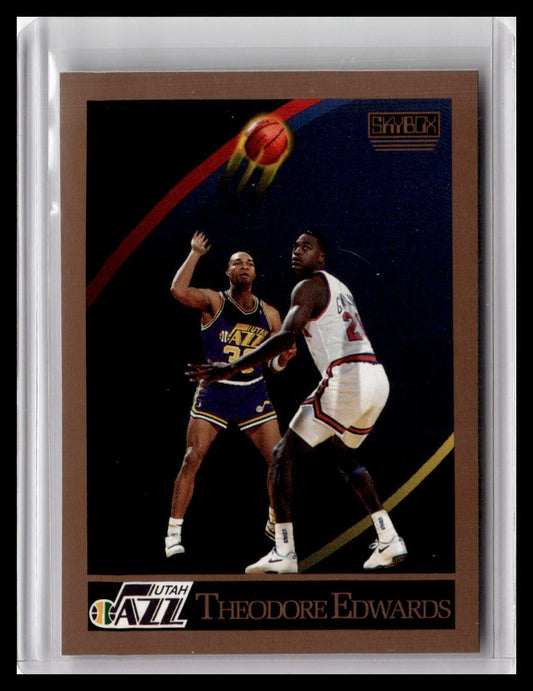 1990-91 SkyBox #277 Theodore Edwards