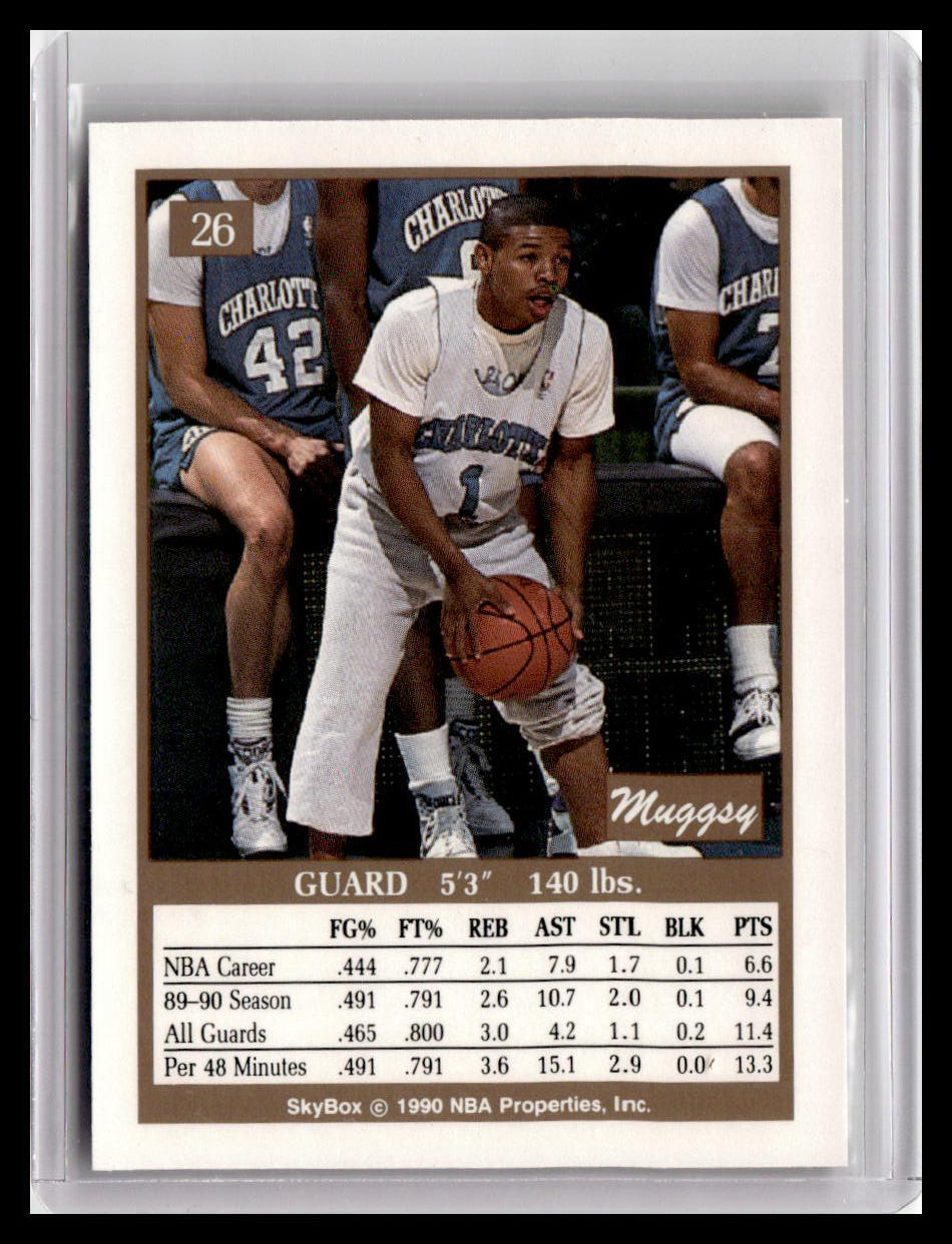1990-91 SkyBox #26 Tyrone Bogues