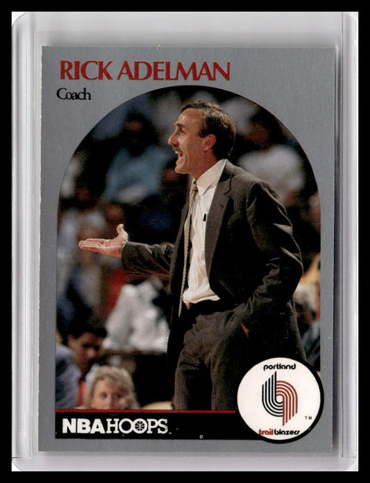 1990-91 Hoops #326 Rick Adelman