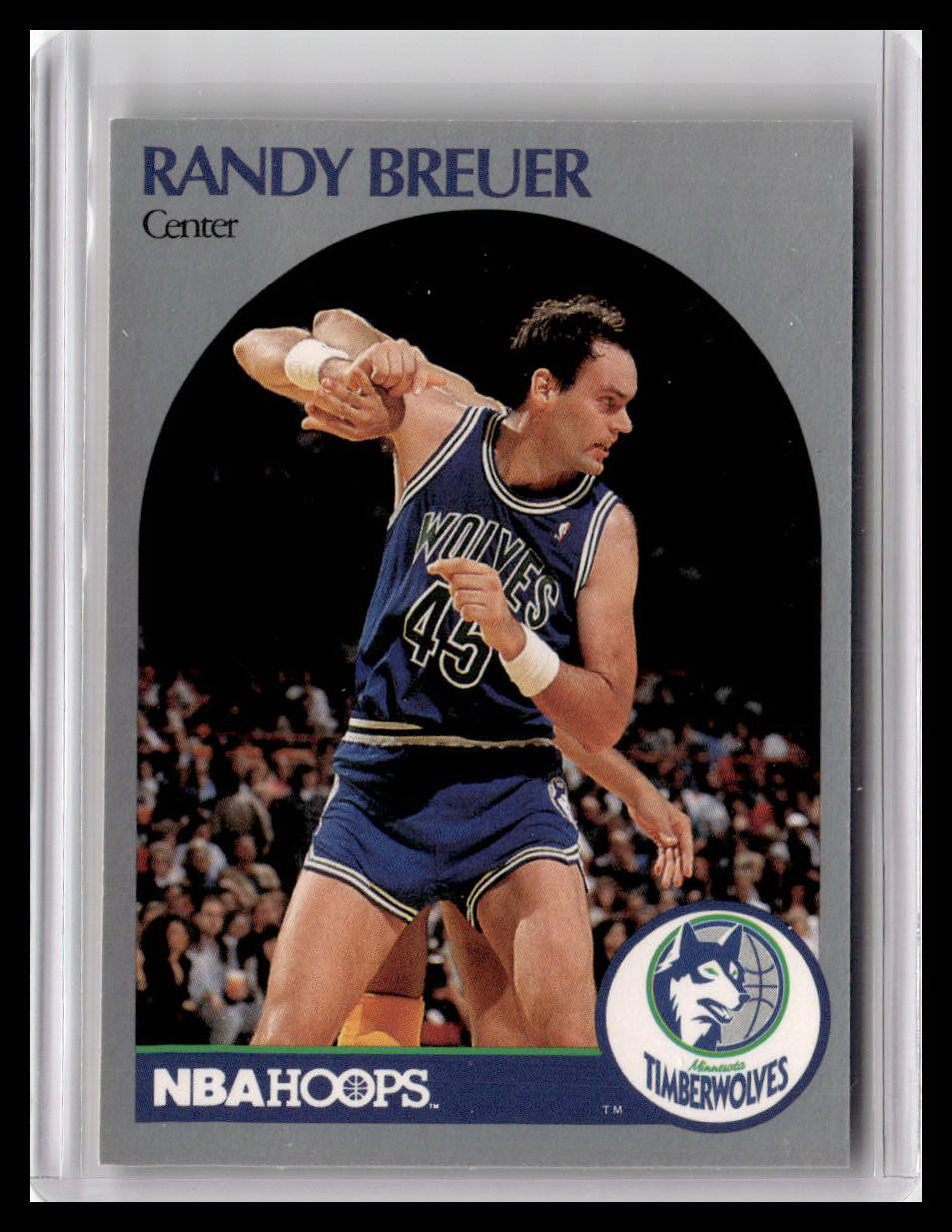 1990-91 Hoops #184 Randy Breuer