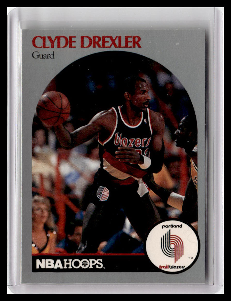 1991 Hoops 100 Superstars #80 Clyde Drexler