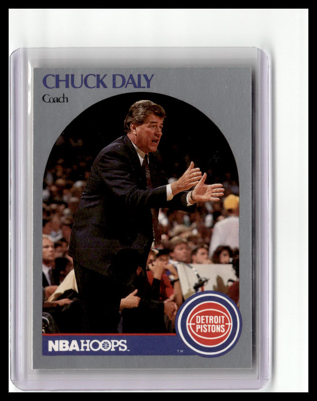 1990 Hoops Team Night Detroit Pistons #NNO Chuck Daly