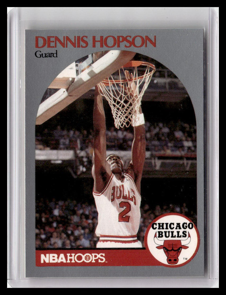 1990-91 Hoops #404 Dennis Hopson