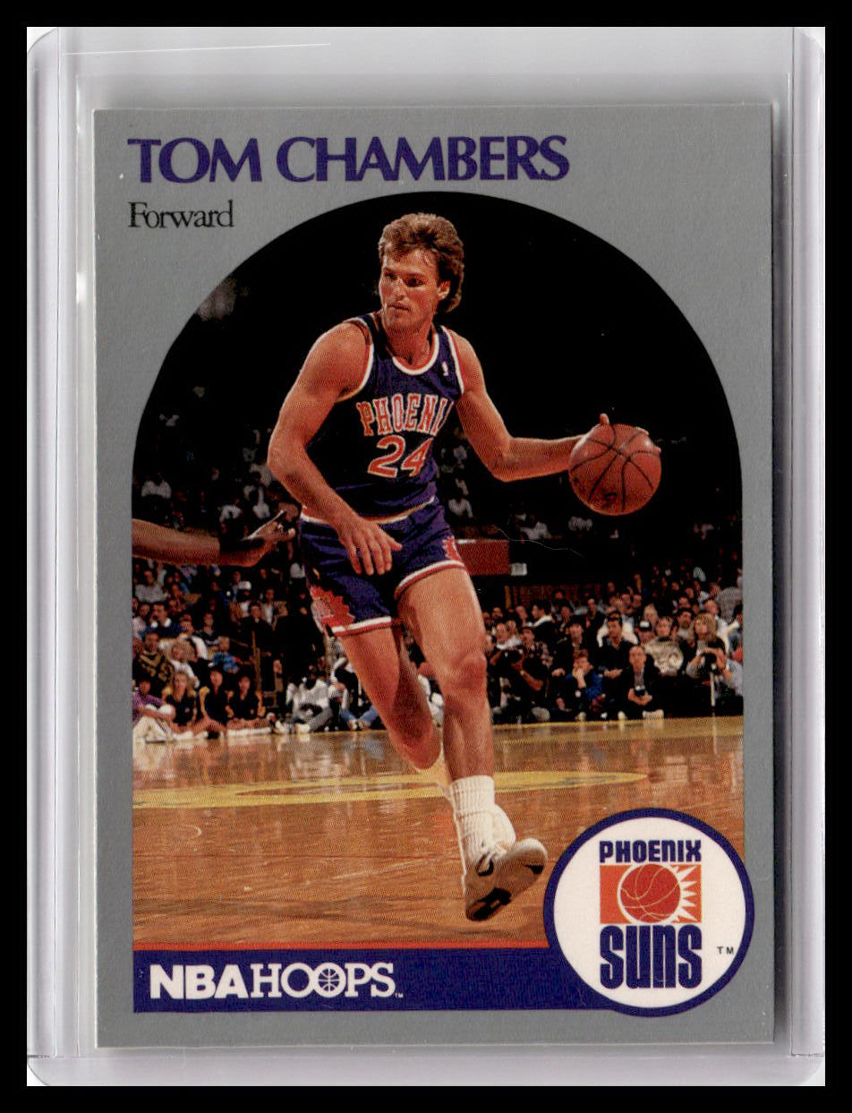1990-91 Hoops #234b Tom Chambers Guard on front second series