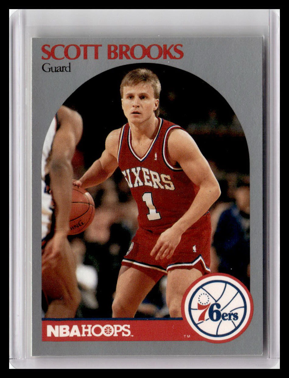1990-91 Hoops #226 Scott Brooks