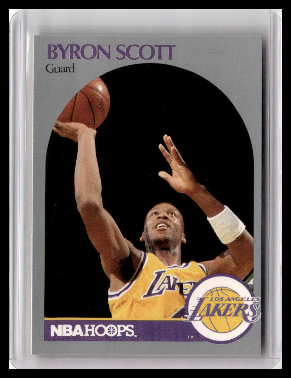 1990 Hoops Team Night Los Angeles Lakers #NNO Byron Scott