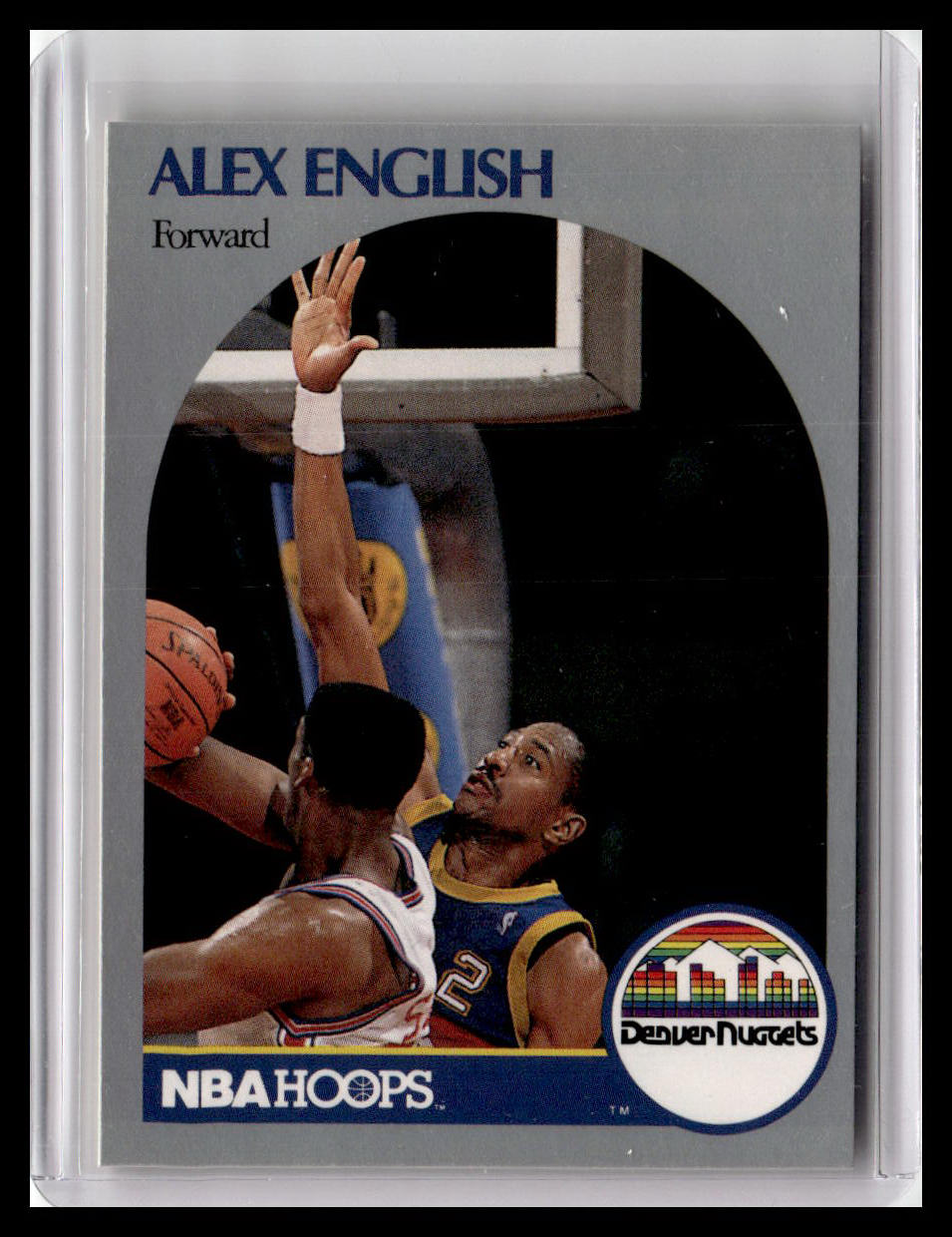 1990-91 Hoops #94 Alex English
