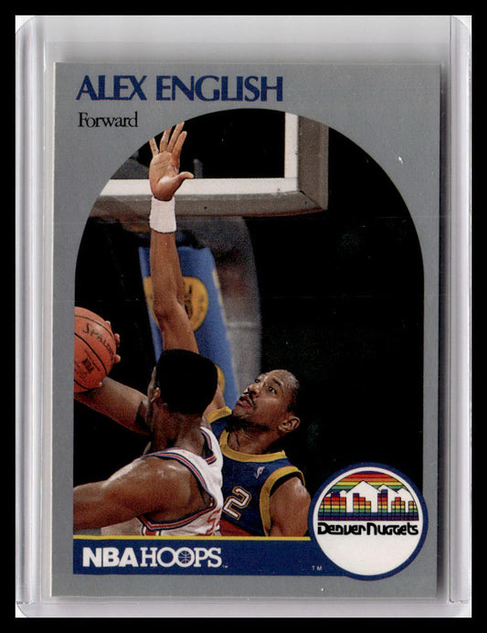 1990-91 Hoops #94 Alex English
