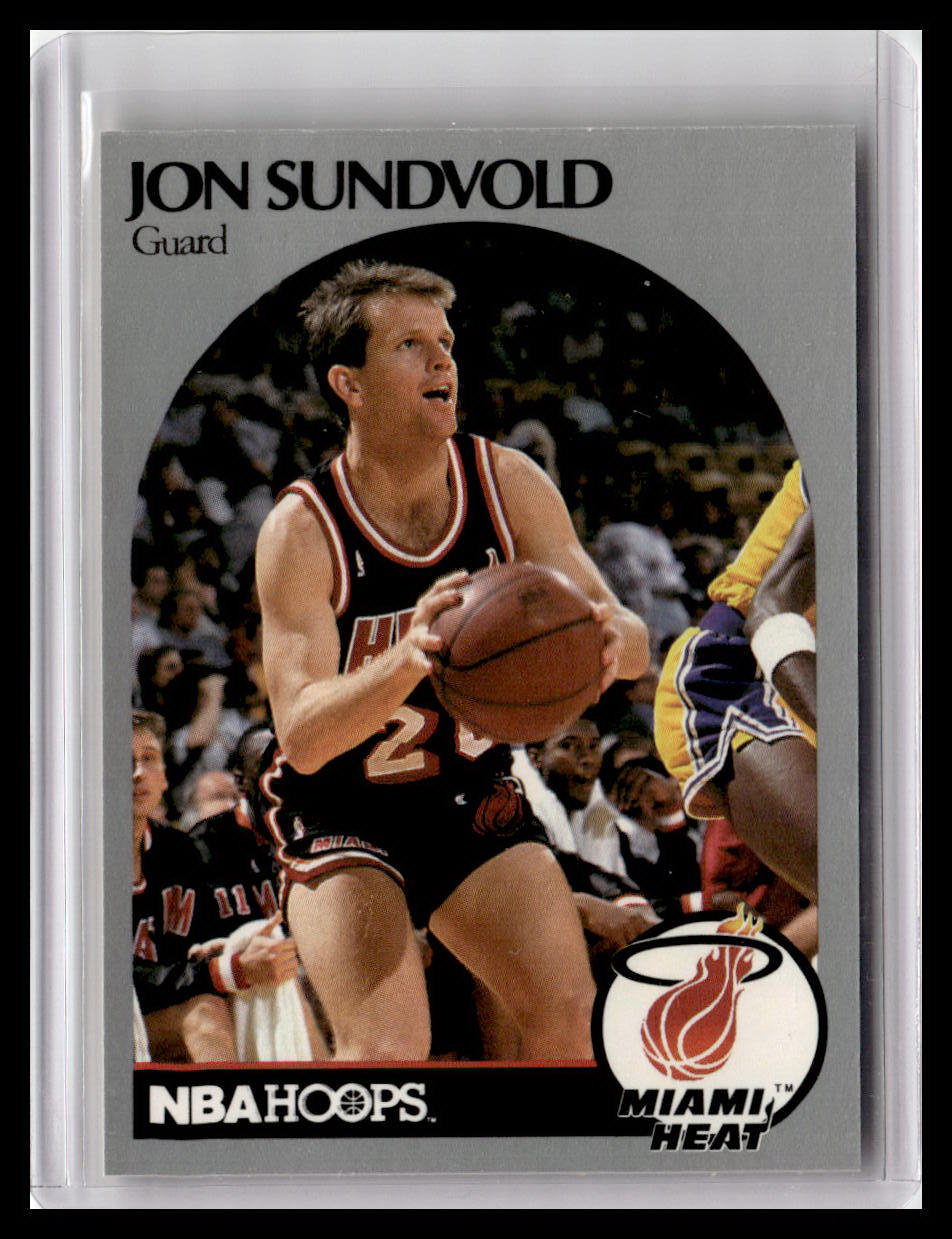 1990-91 Hoops #172a Jon Sundvold
