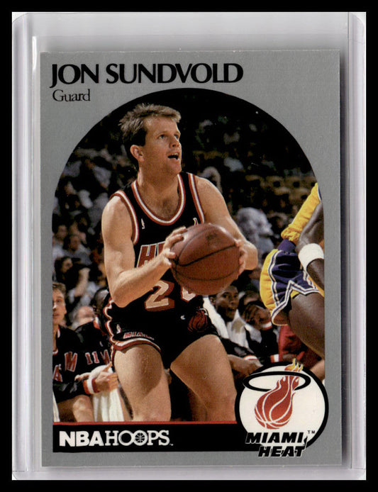 1990-91 Hoops #172a Jon Sundvold