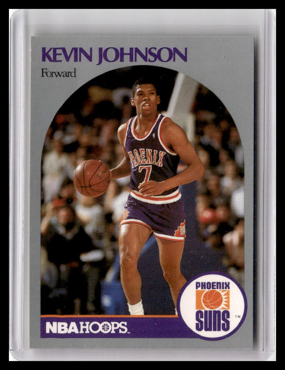 1990-91 Hoops #238a Kevin Johnson Forward on front second series