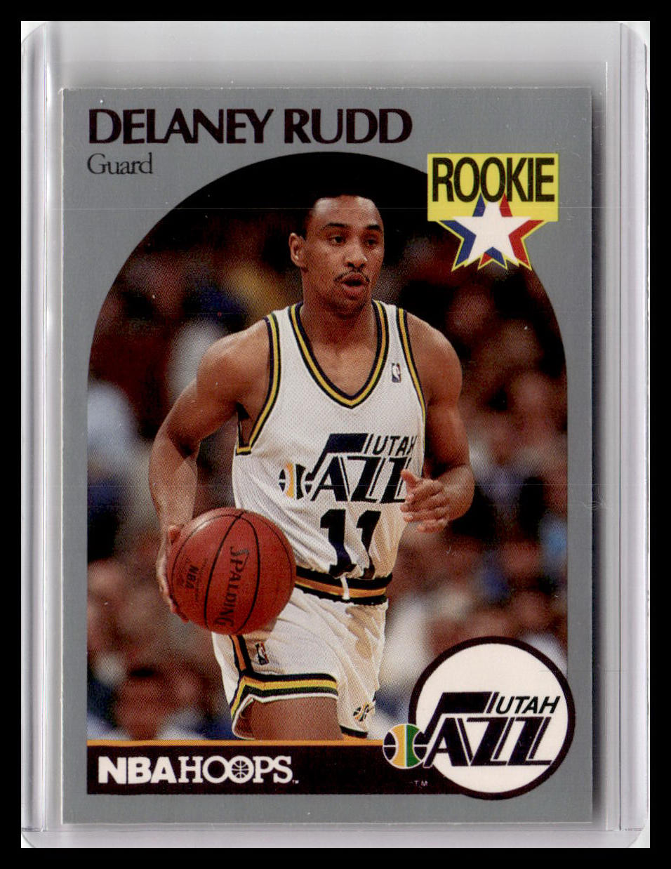 1990-91 Hoops #293 Delaney Rudd