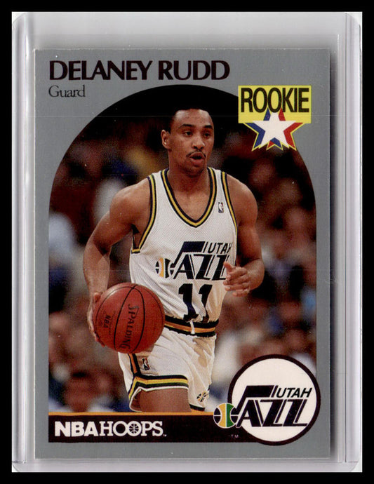1990-91 Hoops #293 Delaney Rudd