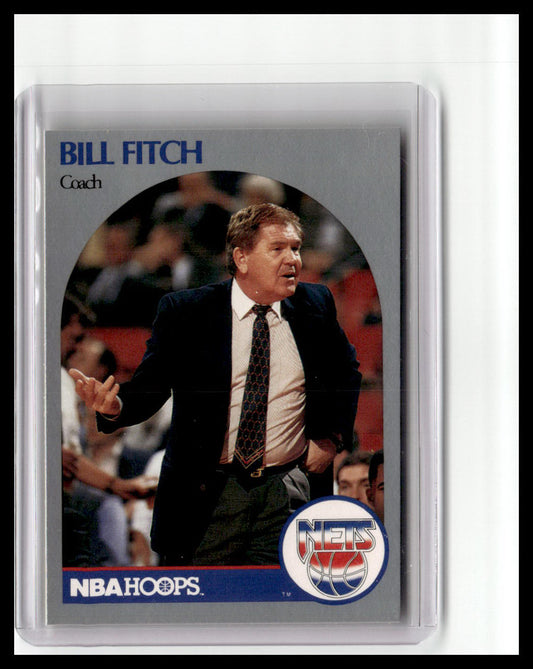 1990-91 Hoops #321 Bill Fitch