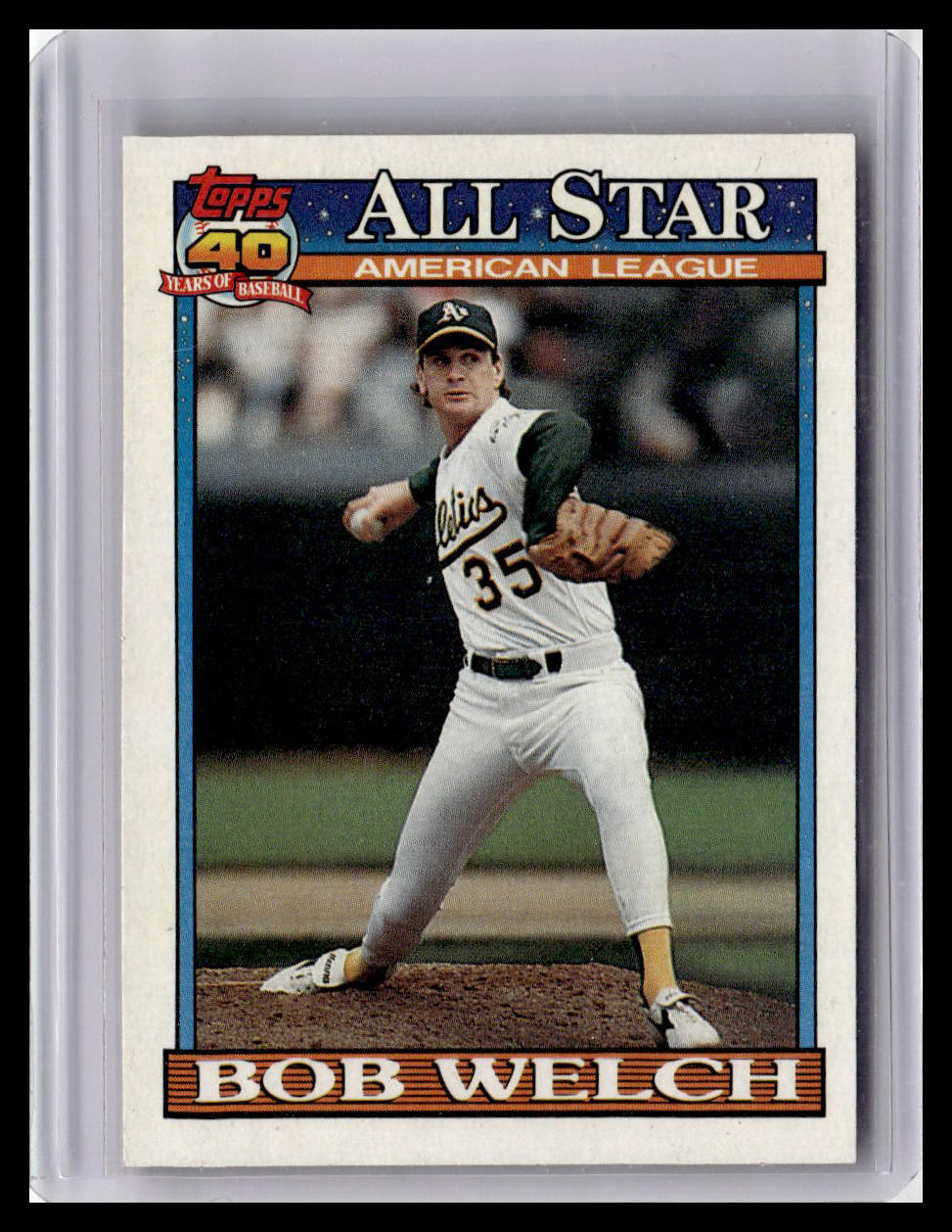 1991 Topps #394 Bob Welch