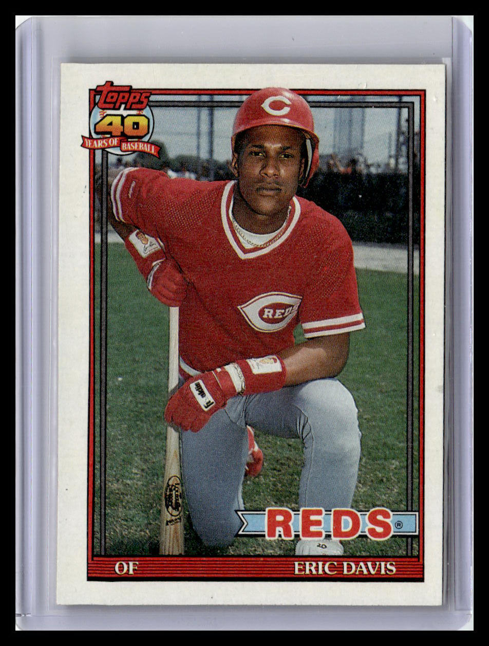 1991 Topps #550 Eric Davis