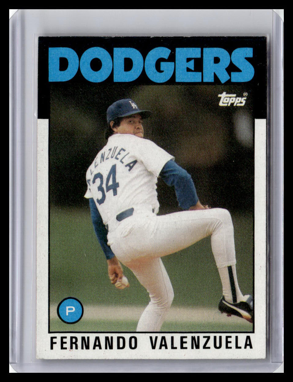 1986 Topps #630 Fernando Valenzuela