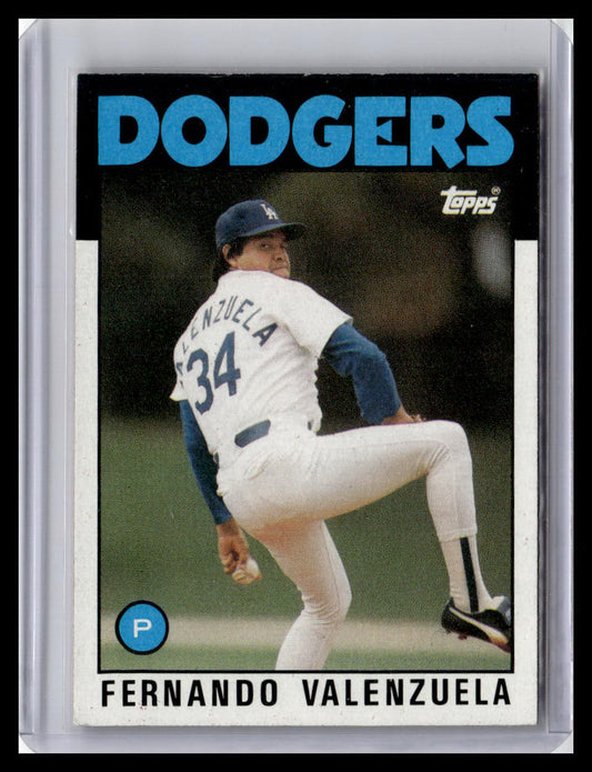 1986 Topps #630 Fernando Valenzuela