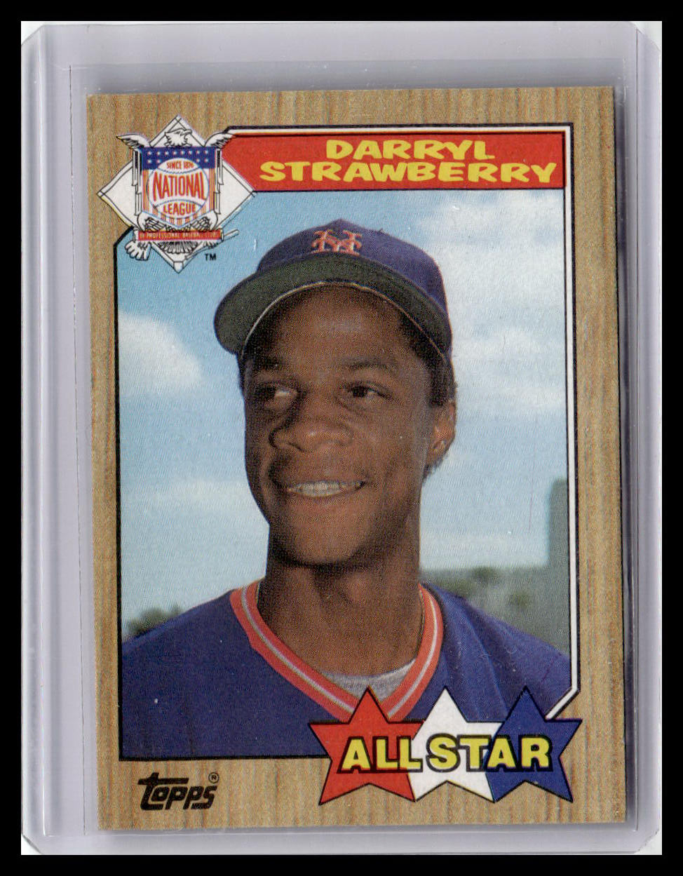 1987 Topps #601 Darryl Strawberry