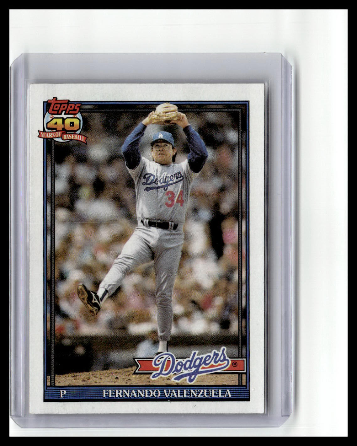 1991 Topps #80b Fernando Valenzuela