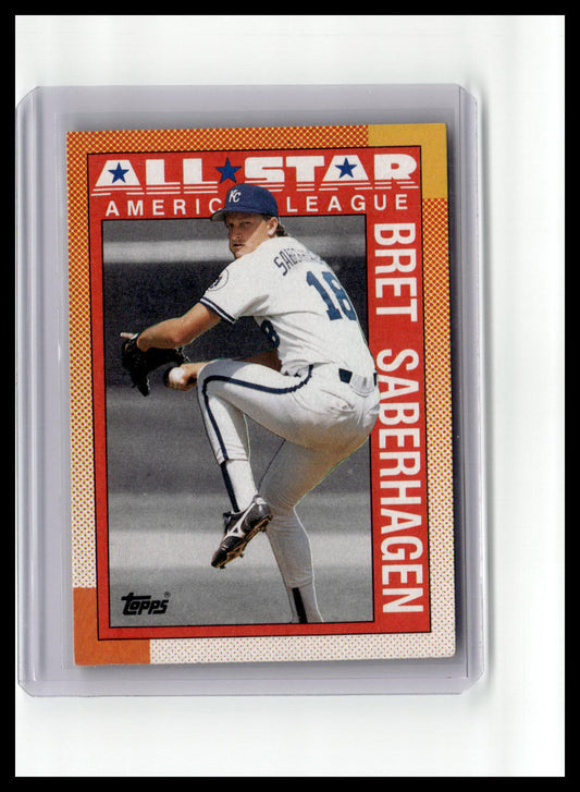 1990 Topps #393 Bret Saberhagen