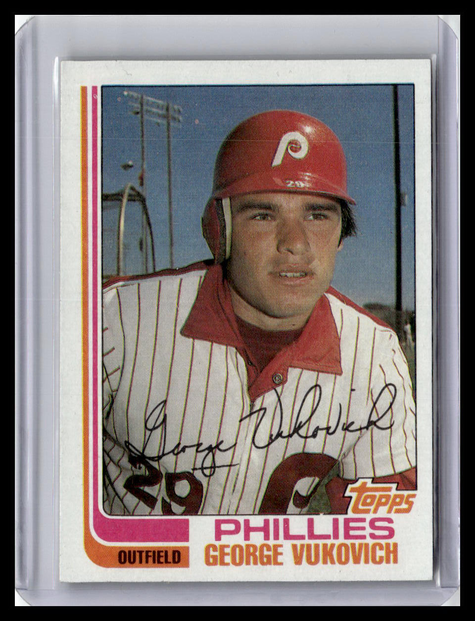 1982 Topps #389 George Vukovich