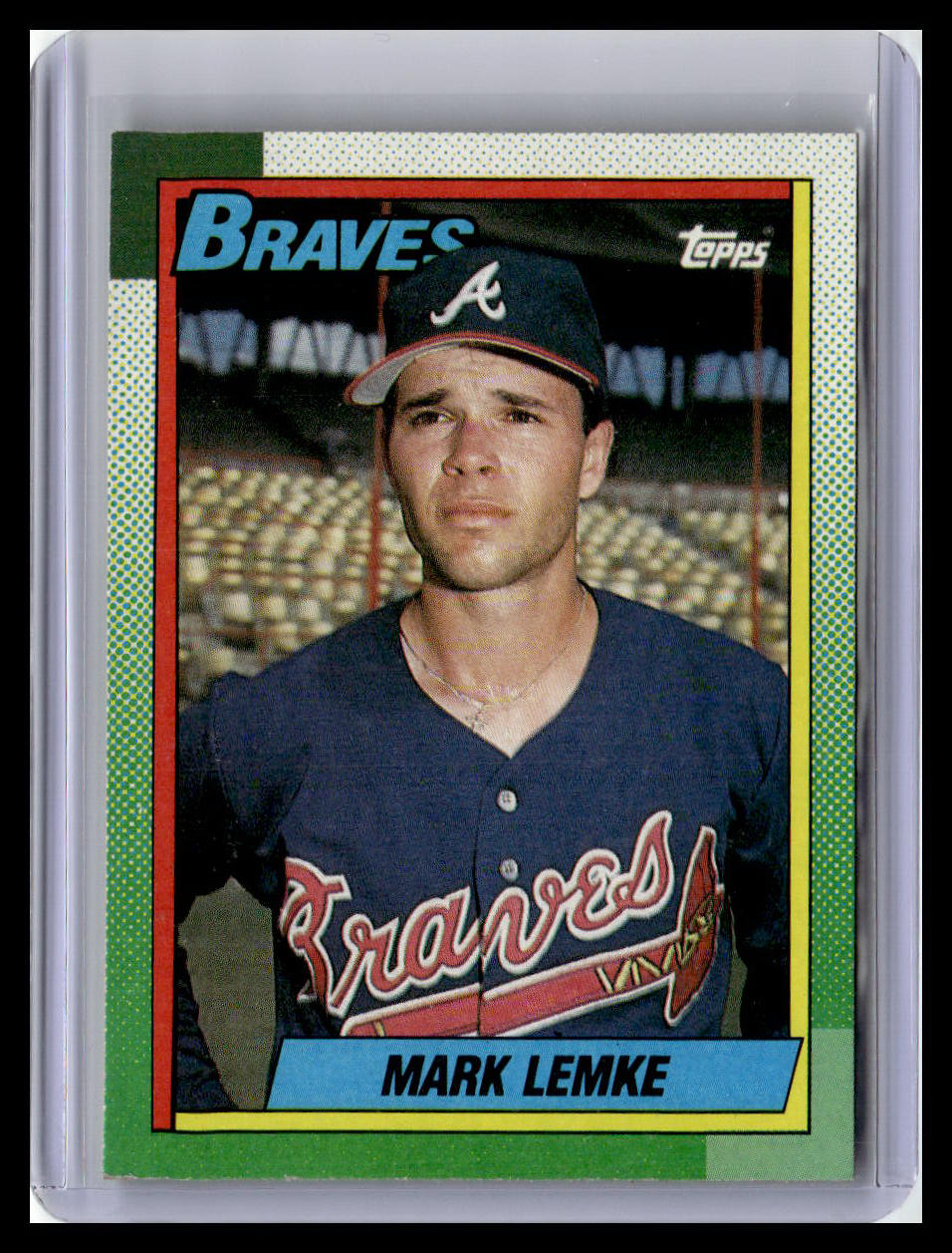 1990 Topps #451 Mark Lemke