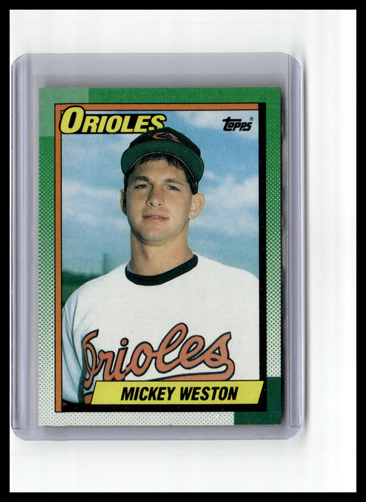 1990 Topps #377 Mickey Weston