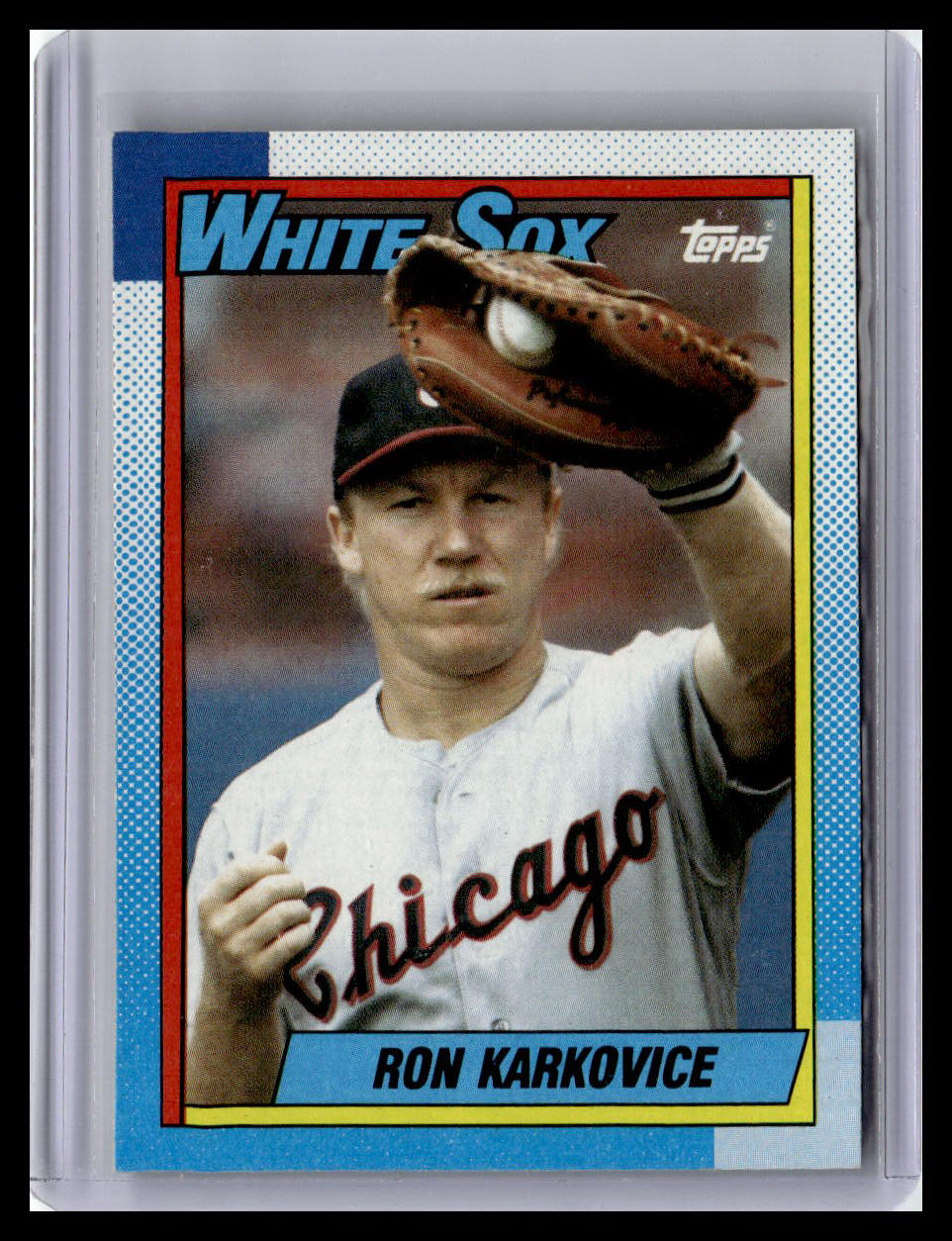1990 Topps #717 Ron Karkovice