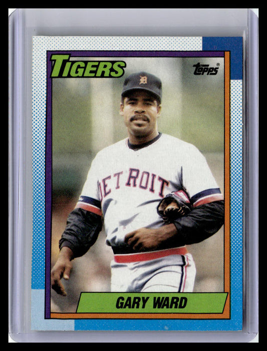 1990 O-Pee-Chee #679 Gary Ward White-Back-(Test-Stock)